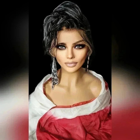 Luxurious Handmade Full Lace  braided Wig: Elegance in  Mohawk,  black  gorgeou - Picture 11 of 17